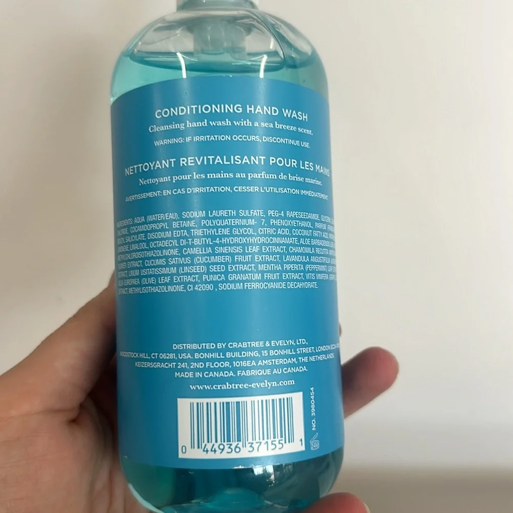 Crabtree & Evelyn London La Source Conditioning Hand Wash Liquid Soap